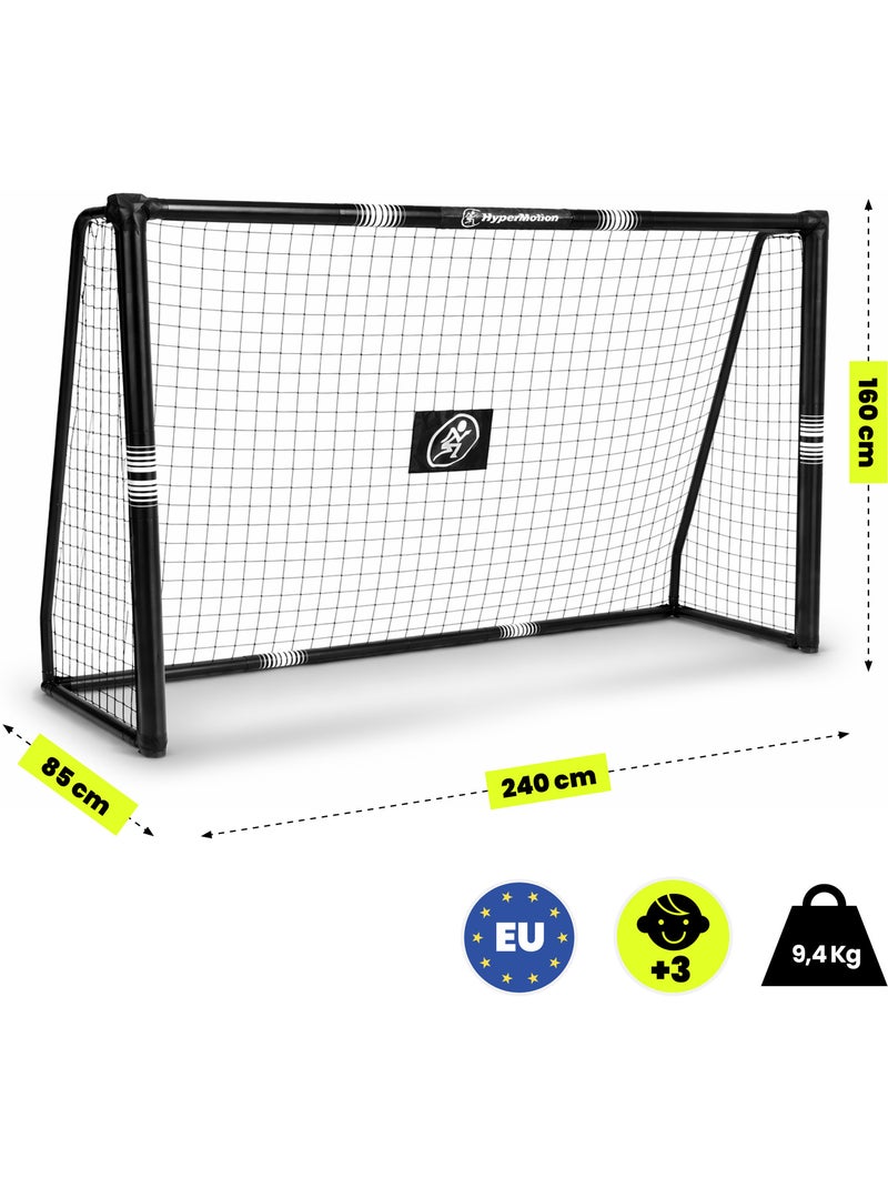 But de Football HyperMotion 240 x 160 cm - Cage avec Filet et Ancrages Noir - Kiabi