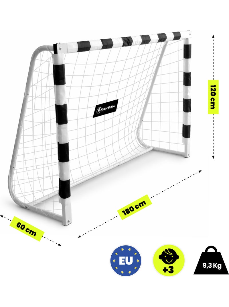 But de football HyperMotion PRO 180 x 120 cm - Cage Renforcé avec Filet et Ancrages Blanc - Kiabi