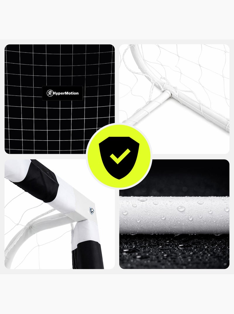 But de football HyperMotion PRO 180 x 120 cm - Cage Renforcé avec Filet et Ancrages Blanc - Kiabi