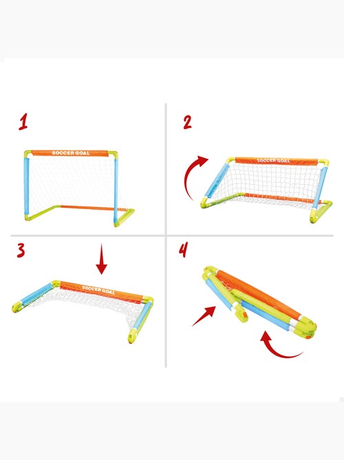 But de football pour enfants avec ballon, gonfleur et piquets fun area! - Kiabi