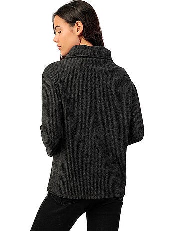 Button-down top met lange mouwen neck buttons