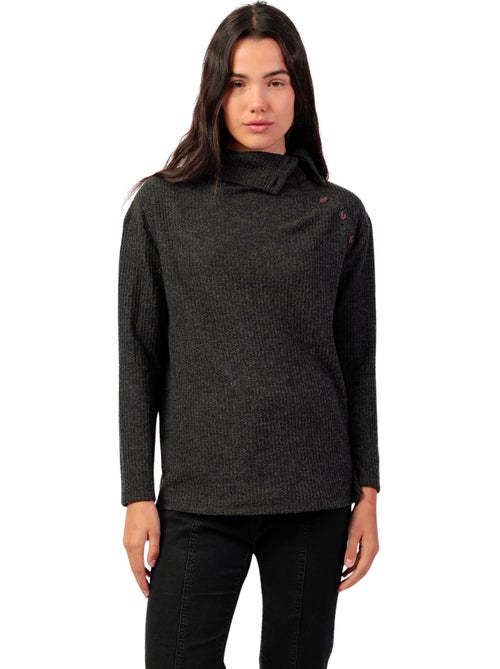 Button-down top met lange mouwen neck buttons - Kiabi Button-down top met lange mouwen neck buttons - Kiabi