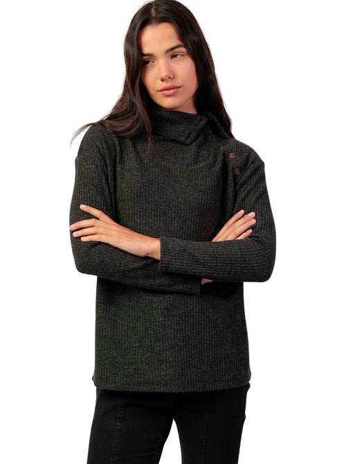 Button-down top met lange mouwen neck buttons - Kiabi Button-down top met lange mouwen neck buttons - Kiabi