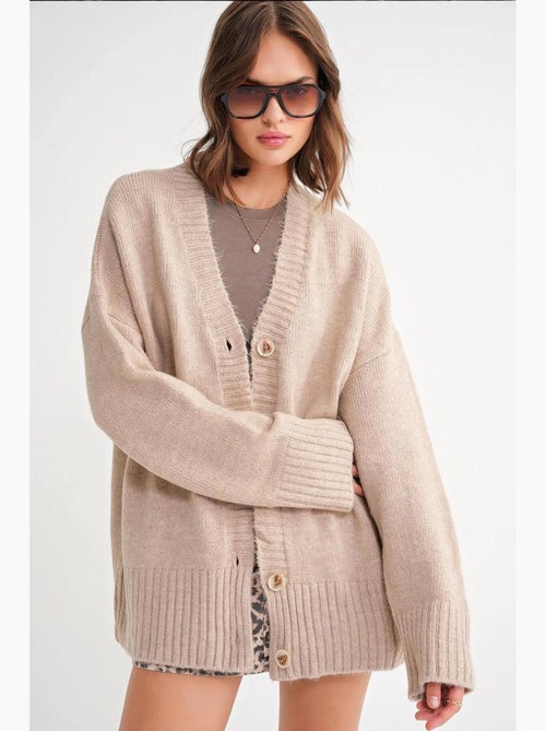 Button-up v-hals geribd gebreid vest met knopen mixray - Kiabi Button-up v-hals geribd gebreid vest met knopen mixray - Kiabi