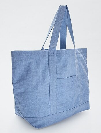 Cabas de plage extra-large en coton