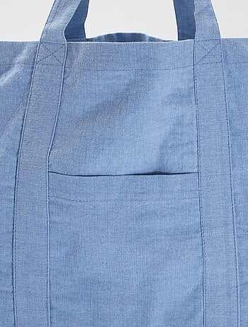 Cabas de plage extra-large en coton