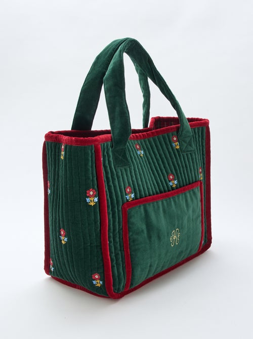 Cabas 'Kiabi x Catherine Painvin' avec poche 40x34 cm - Kiabi