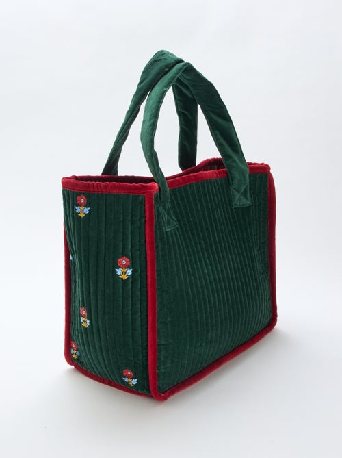 Cabas 'Kiabi x Catherine Painvin' avec poche 40x34 cm - Kiabi