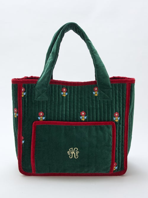 Cabas 'Kiabi x Catherine Painvin' avec poche 40x34 cm - Kiabi