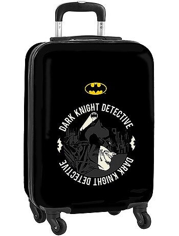 Cabinekoffer 4 Wieltjes Batman Detective 50 cm - Behuizing stevig glanzend