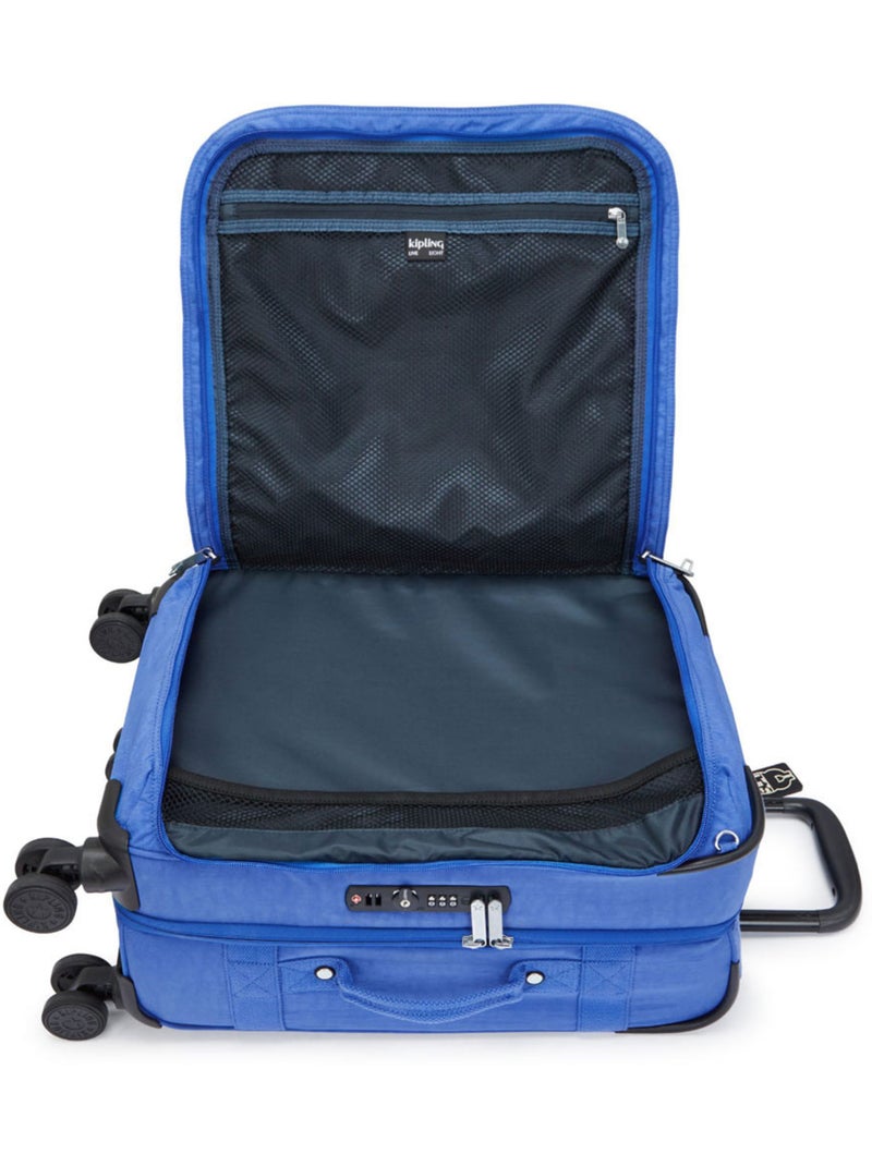 Cabinekoffer 4 Wieltjes Kipling Spontaneous S 53 cm - Collection havana blue Blauw Zwart - Kiabi