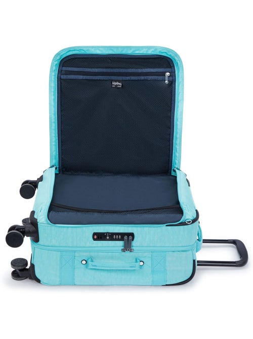 Cabinekoffer 4 Wieltjes Kipling Spontaneous S Deepest Aqua 53 cm - Cadenas TSA geïntegreerd - Kiabi Cabinekoffer 4 Wieltjes Kipling Spontaneous S Deepest Aqua 53 cm - Cadenas TSA geïntegreerd - Kiabi