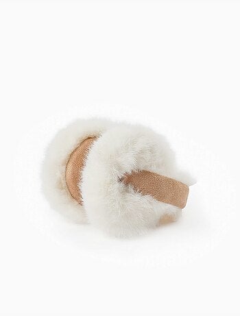 Cache-oreilles rembourré avec peluche douce synthétique