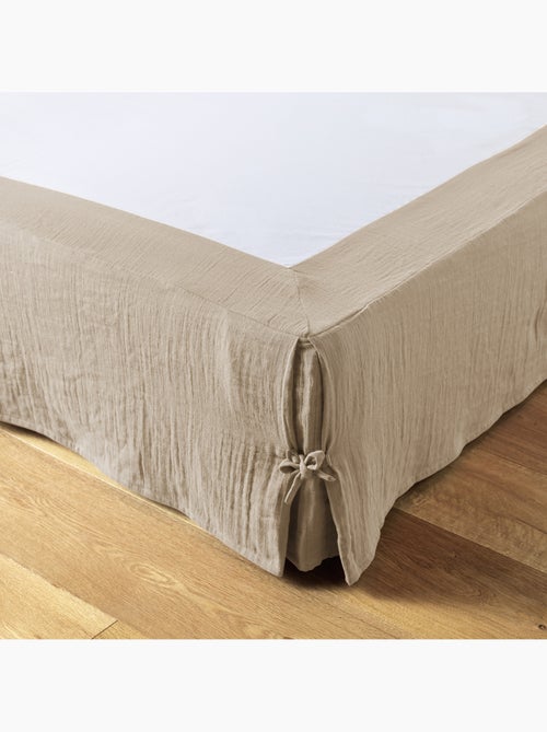 Cache-sommier – double gaze de coton 125 g/m² – gaïa - Kiabi Cache-sommier – double gaze de coton 125 g/m² – gaïa - Kiabi