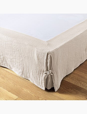 Cache-sommier – double gaze de coton 125 g/m² – gaïa