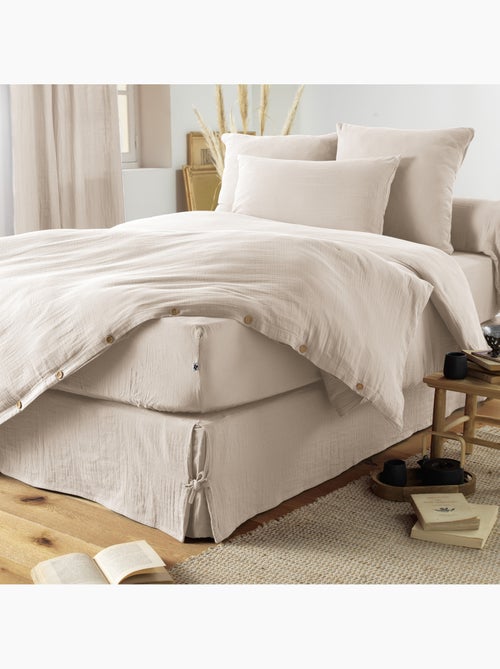 Cache-sommier double gaze de coton gaïa – qualité haut de gamme - Kiabi