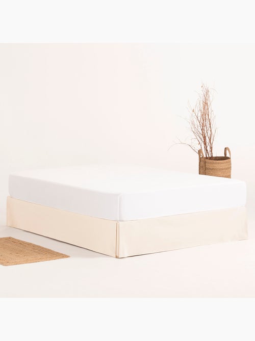 Cache-sommier, jupe de lit protectrice. Housse de sommier unie - Gamusi. - Kiabi Cache-sommier, jupe de lit protectrice. Housse de sommier unie - Gamusi. - Kiabi