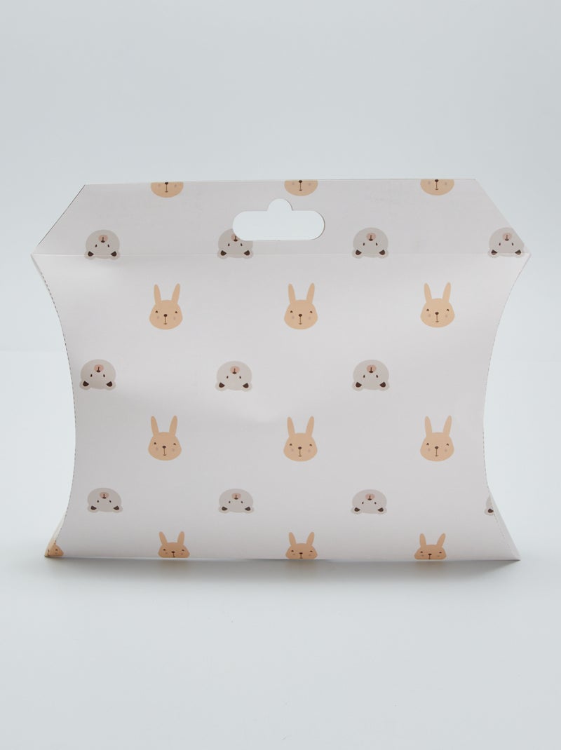 Cadeaudoosje 'geboorte' GRIJS - Kiabi