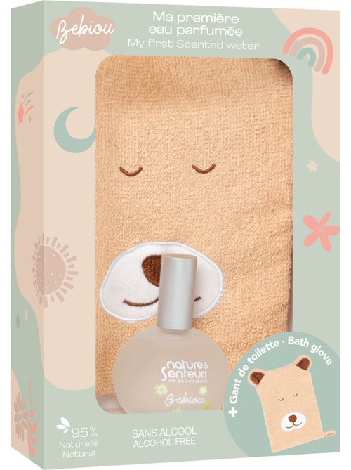 Cadeauset babyparfum gemengd 50 ml alcoholvrij met washandje - Kiabi Cadeauset babyparfum gemengd 50 ml alcoholvrij met washandje - Kiabi