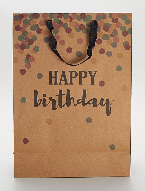 Cadeautasje 'Happy Birthday' - Kiabi