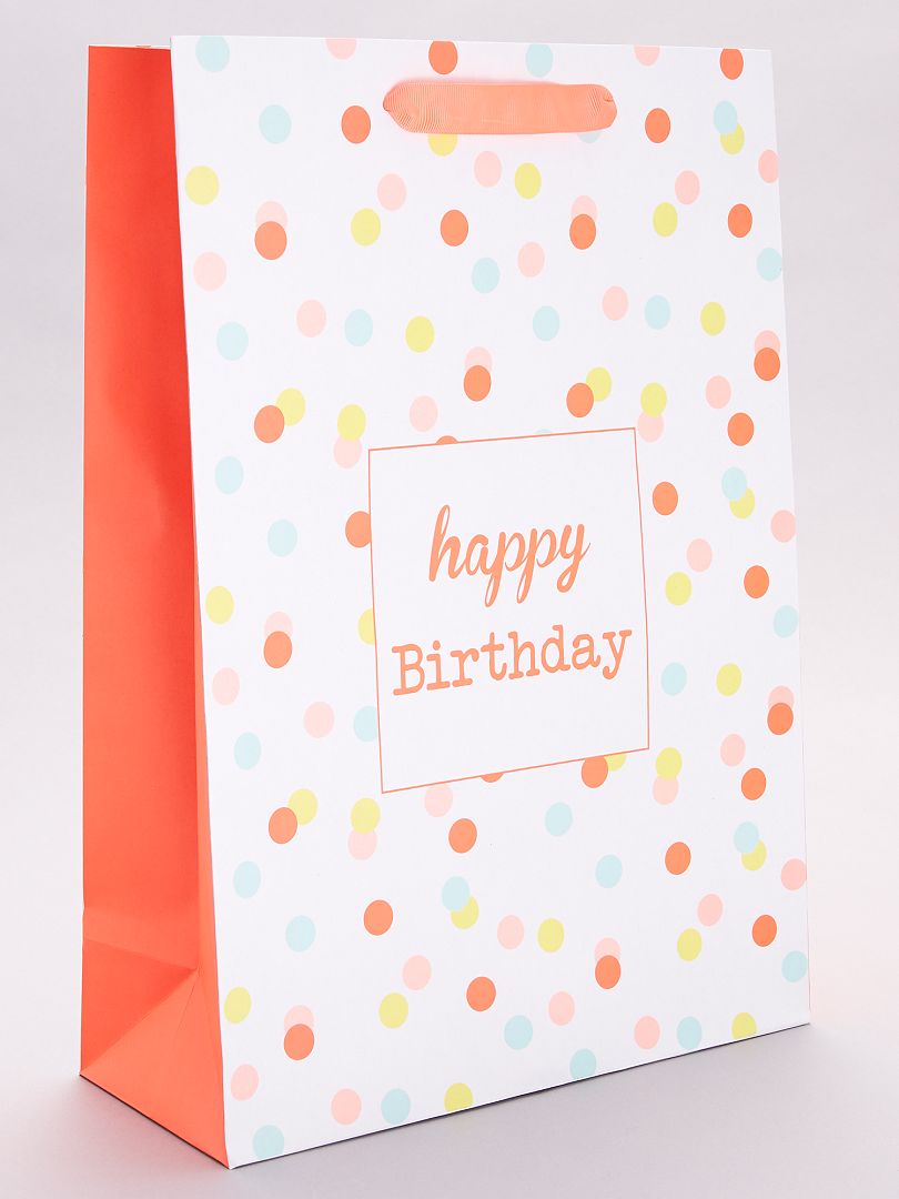 Cadeautasje 'Happy Birthday' meerkleurig - Kiabi