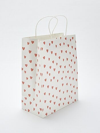 Cadeautasje met hartjesprint