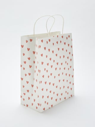Cadeautasje met hartjesprint