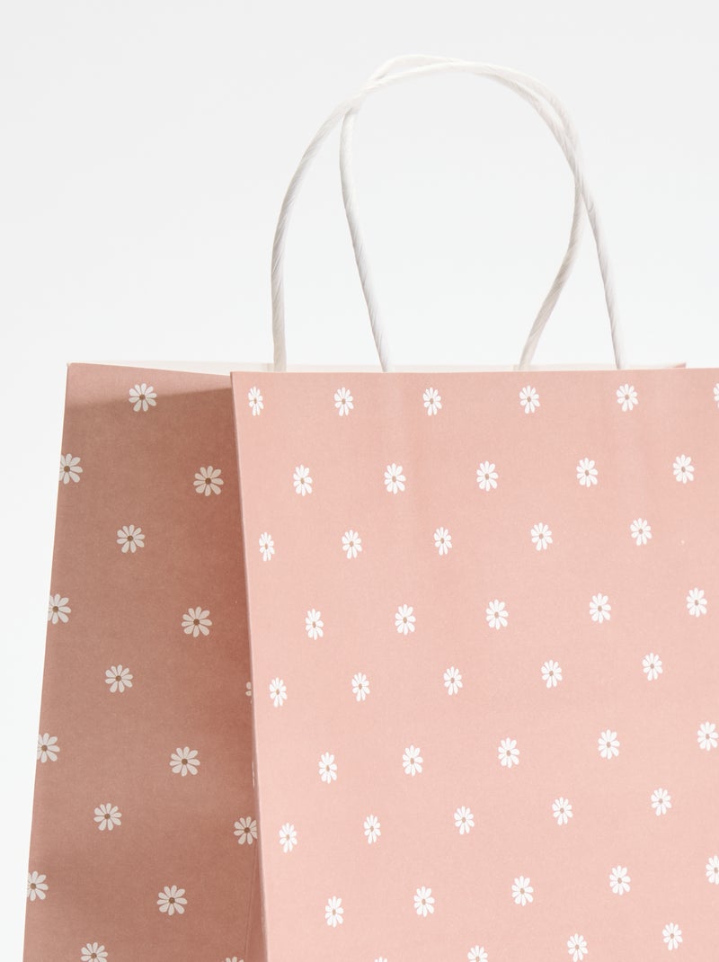 Cadeautasje met hartjesprint Rose - Kiabi