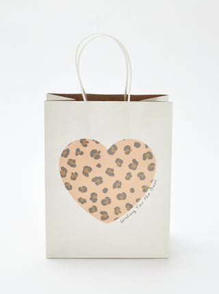 Cadeautasje met hartprint
