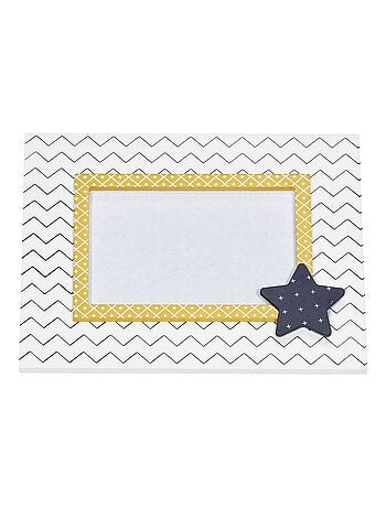 Cadre photo chevrons en mdf - sauthon