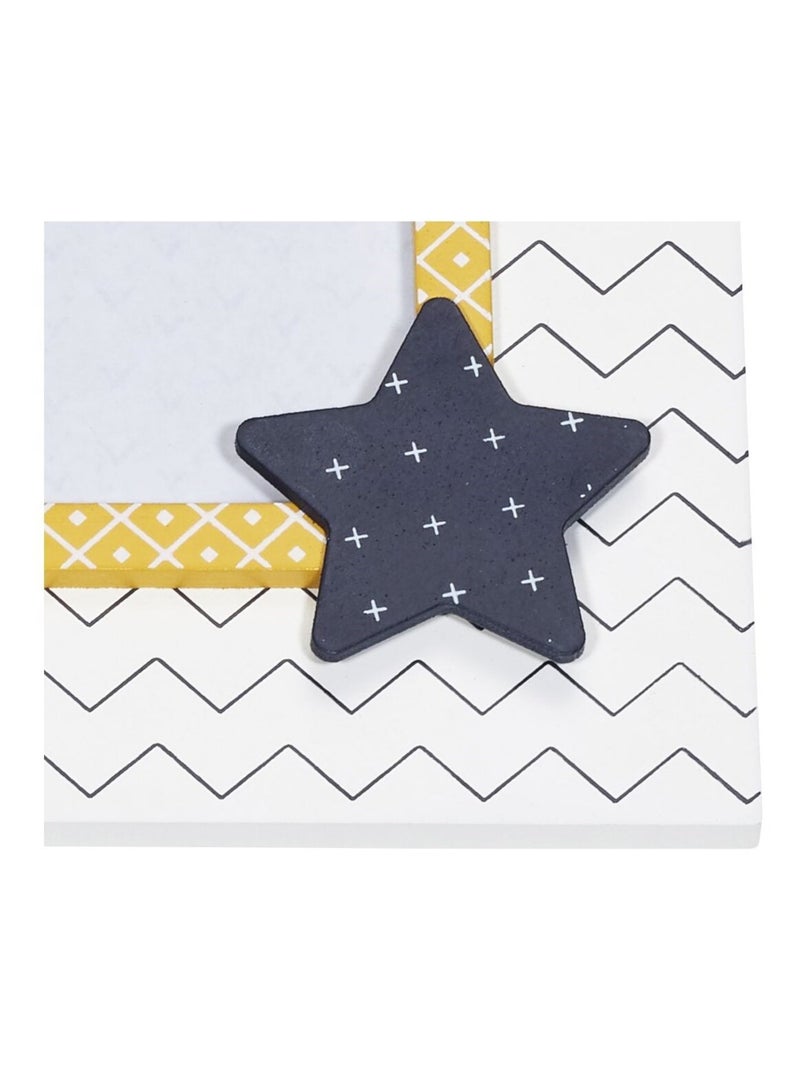 Cadre photo chevrons en mdf - sauthon Blanc - Kiabi