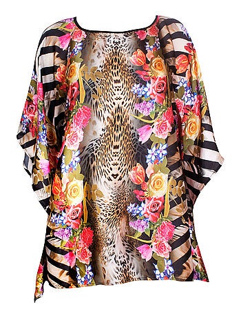 Caftan de plage feline
