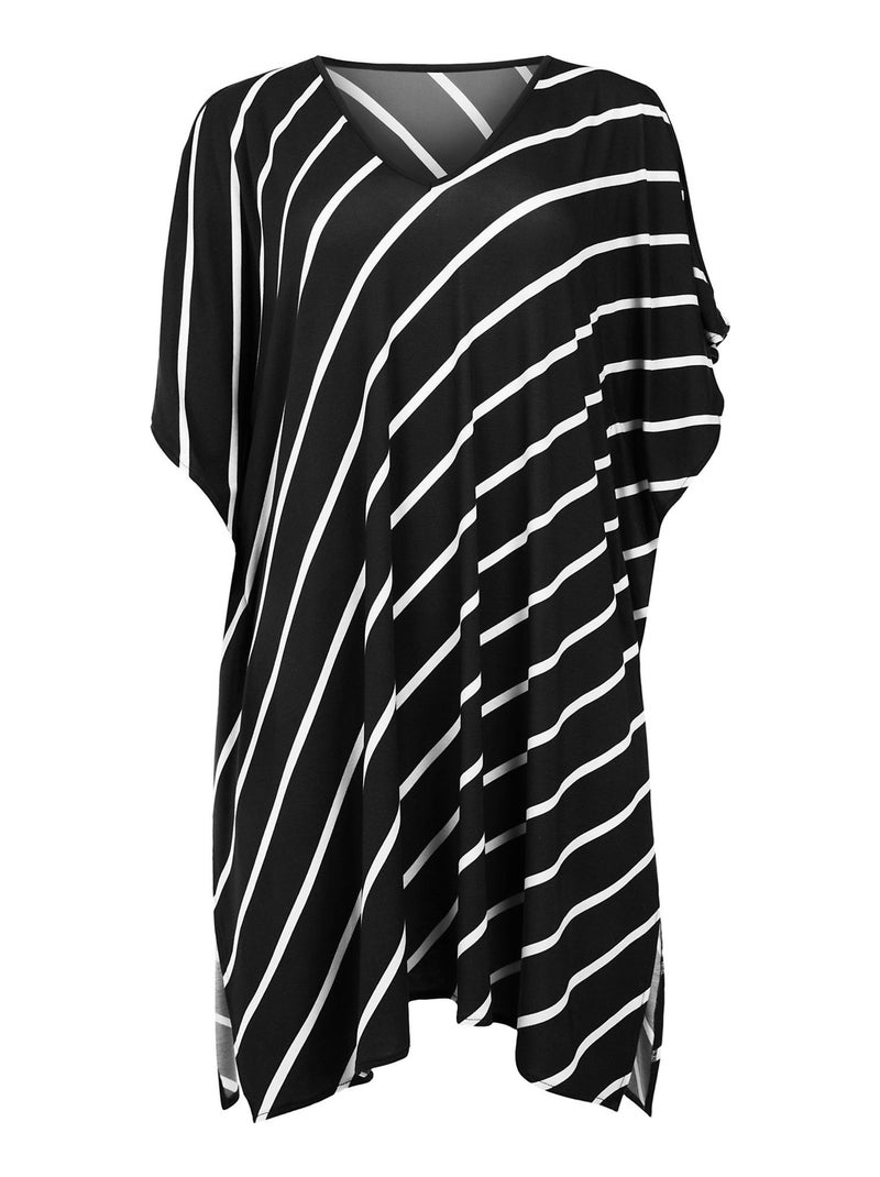 Caftan de plage rhodes Noir - Kiabi