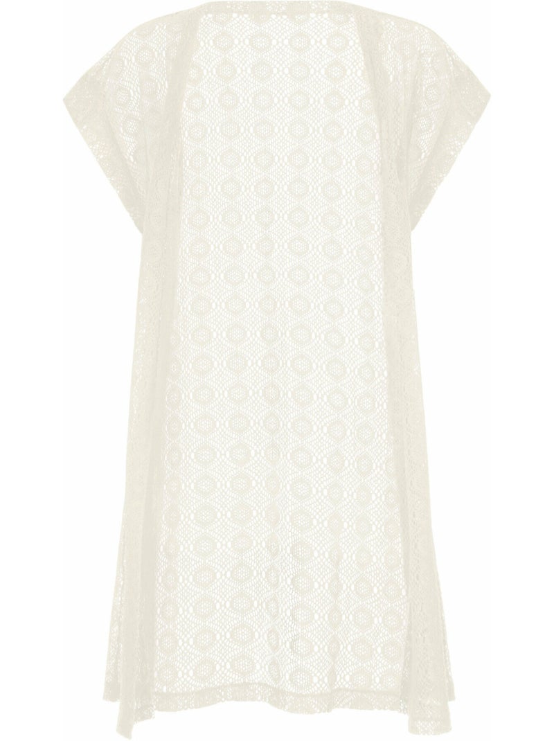 Caftan de plage rimini Ecru - Kiabi
