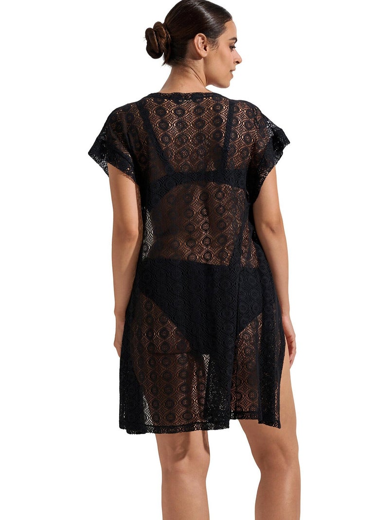 Caftan de plage rimini Noir - Kiabi
