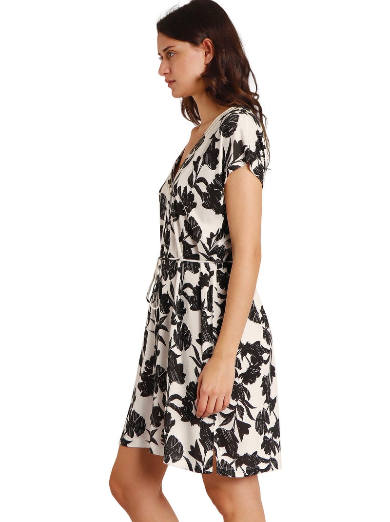 Caftan de plage waves Blanc - Kiabi