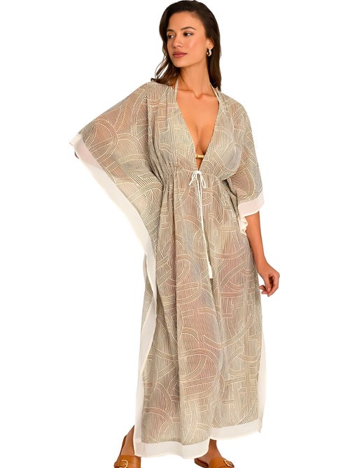 Caftan long de plage reverie - Kiabi Caftan long de plage reverie - Kiabi