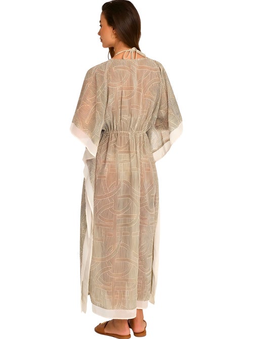 Caftan long de plage reverie - Kiabi Caftan long de plage reverie - Kiabi