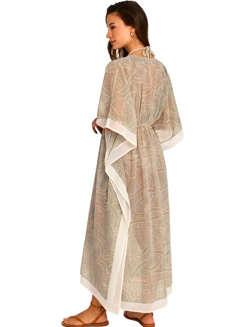 Caftan long de plage reverie - Kiabi Caftan long de plage reverie - Kiabi