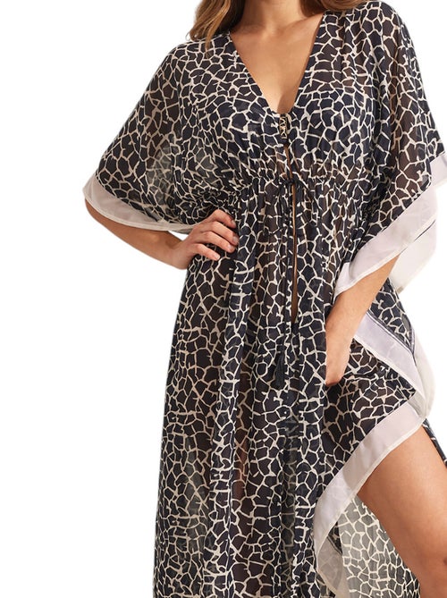 Caftan long de plage uyuni - Kiabi Caftan long de plage uyuni - Kiabi