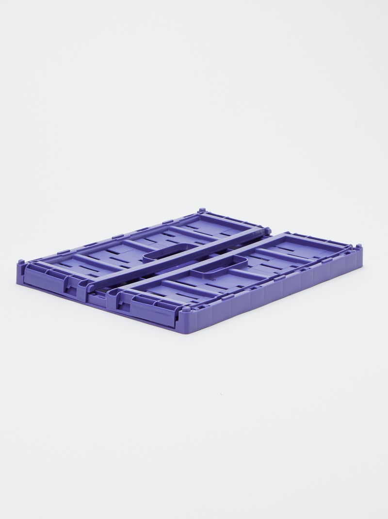 Cagette de rangement en plastique (34 x 25 cm) BLEU - Kiabi