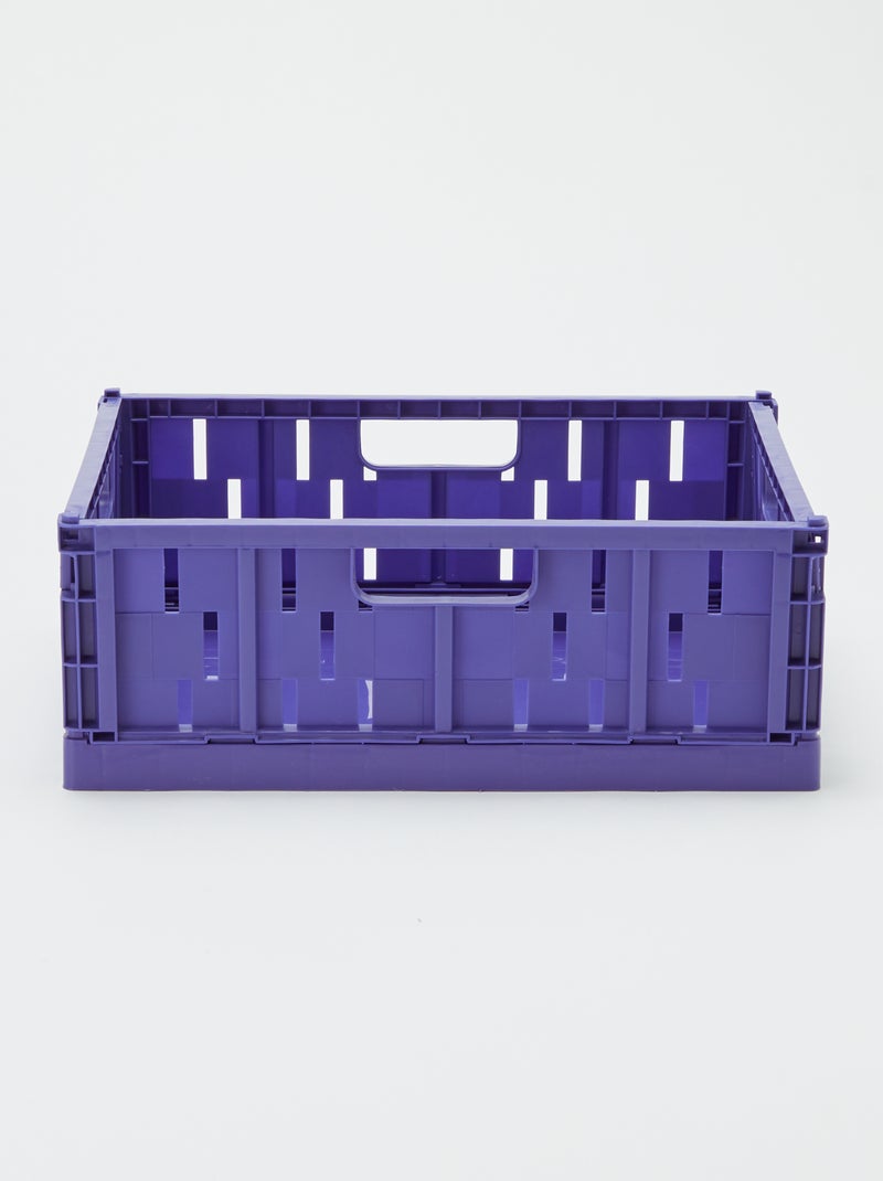 Cagette de rangement en plastique (34 x 25 cm) BLEU - Kiabi