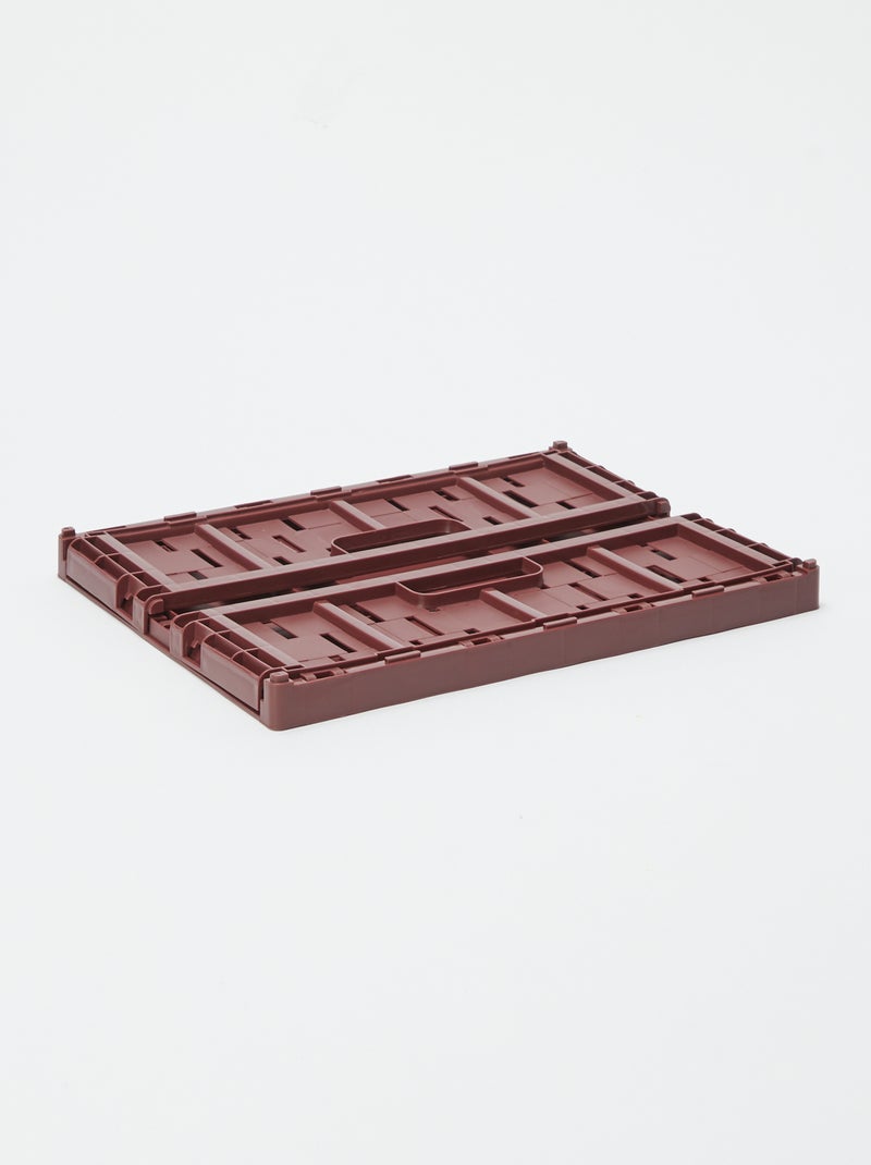 Cagette de rangement en plastique (34 x 25 cm) Marron - Kiabi