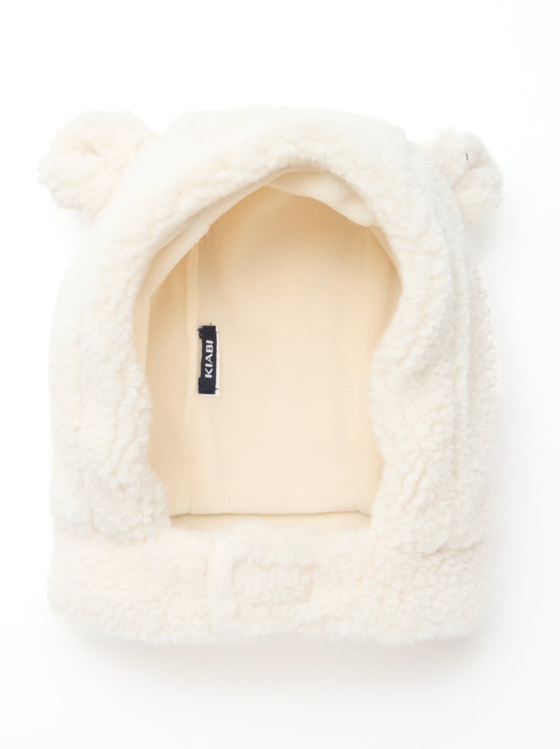 Cagoule animée ours Beige - Kiabi