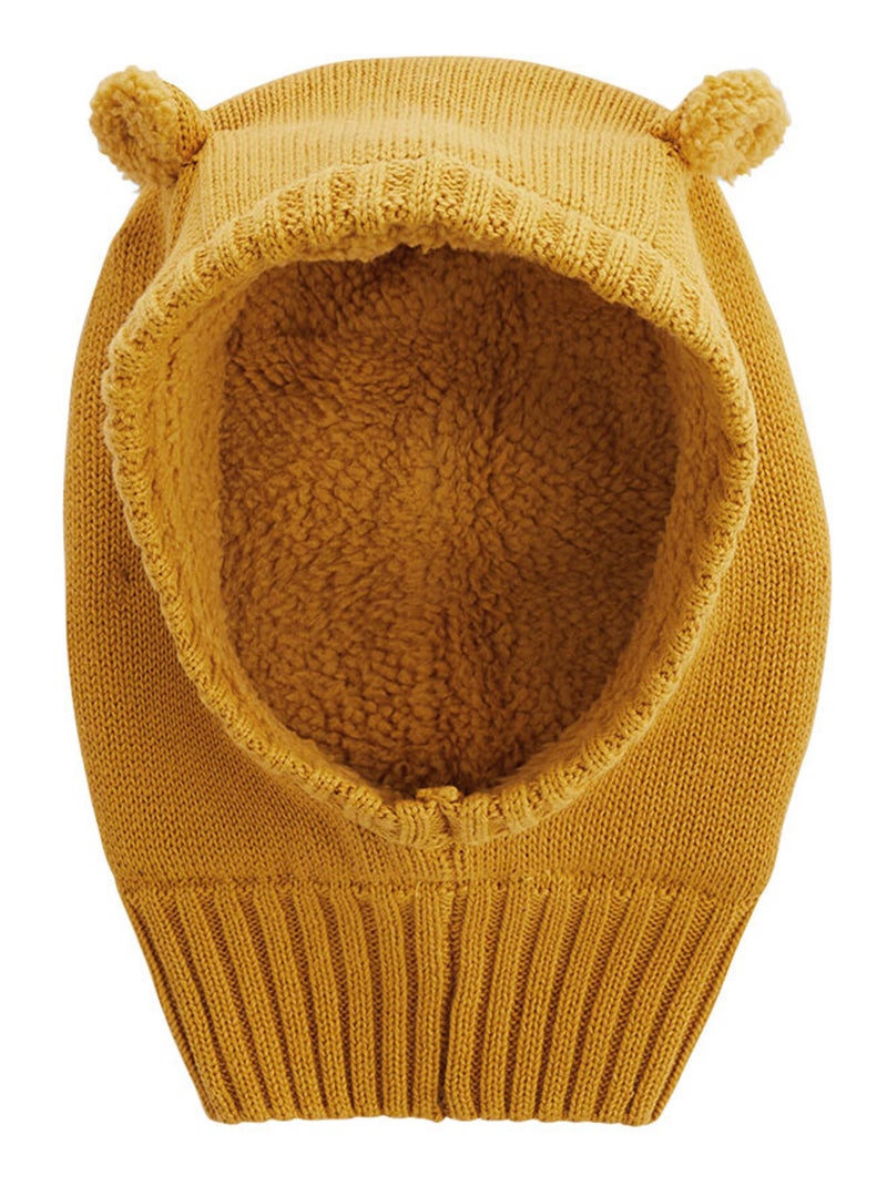 Cagoule b?b? en tricot Charly Camel - Kiabi