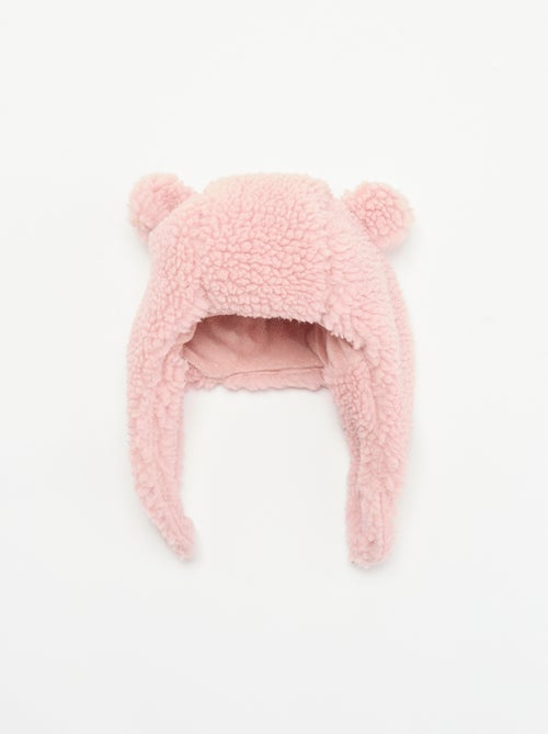 Cagoule effet moutonné avec oreilles fantaisies - Kiabi