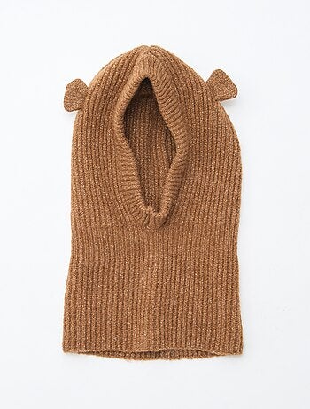 Cagoule en maille animée