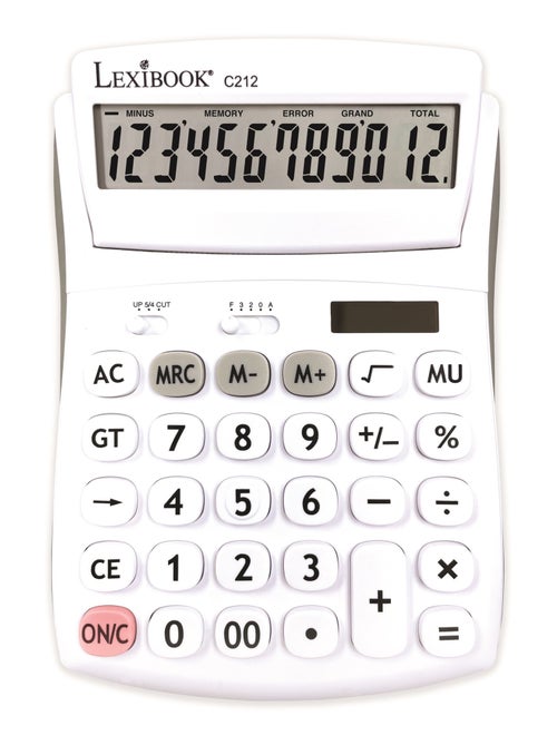 Calculatrice de bureau à 12 chiffres - Kiabi Calculatrice de bureau à 12 chiffres - Kiabi