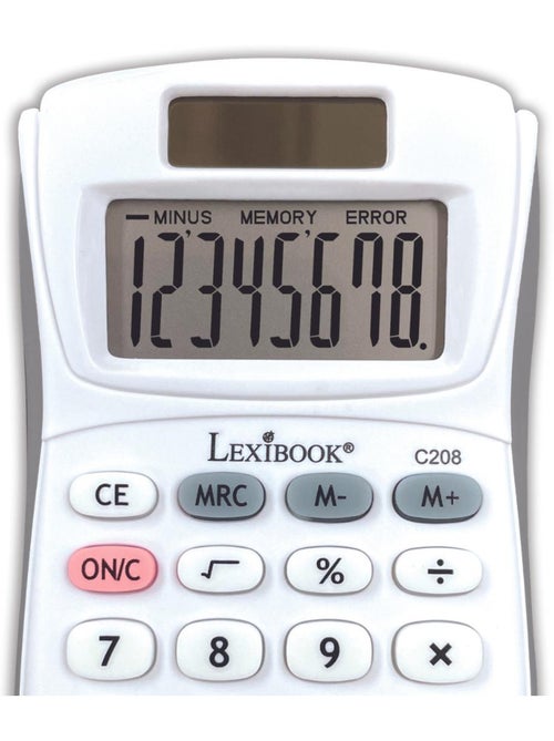 Calculatrice de poche 8 chiffres - Kiabi