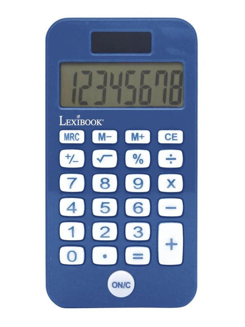 Calculatrice de poche football Bleu - Kiabi